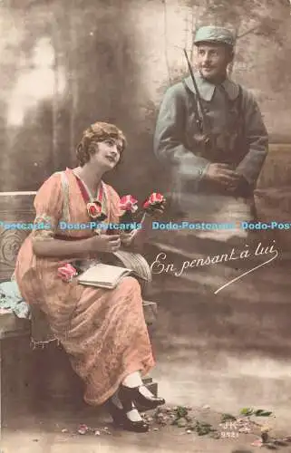 R182772 En pensant a lui. JK 9521. A. H. Katz. Rueil