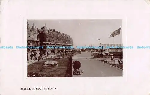 R182850 Bexhill on Sea. Die Parade. Schnelles Foto. 1912