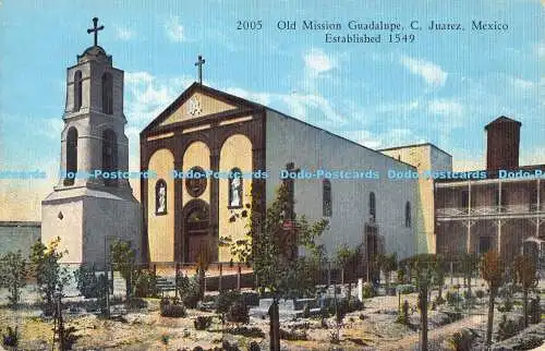 R183793 Old Mission Guadalupe. C. Juarez. Mexiko