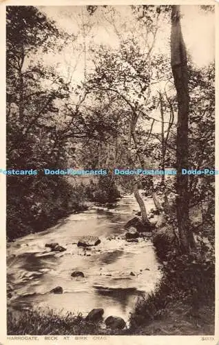 R182336 Harrogate. Beck at Birk Crag. Photochrom