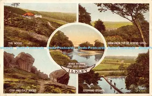 R182340 Ilkley. Valentinstag. Carbo Farbe. 1948. Multi View