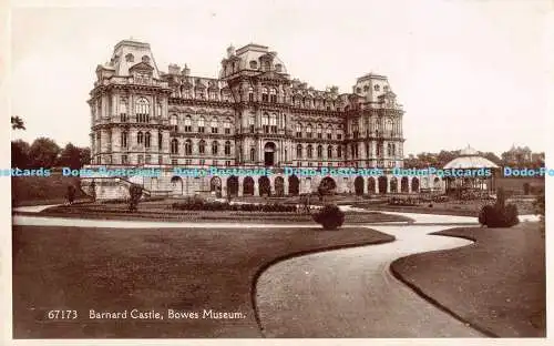 R183942 Barnard Castle. Bowes Museum. RP