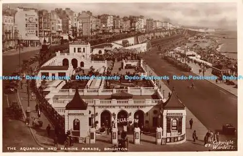 R183011 The Aquarium and Marine Parade. Brighton. RP. A.W.W