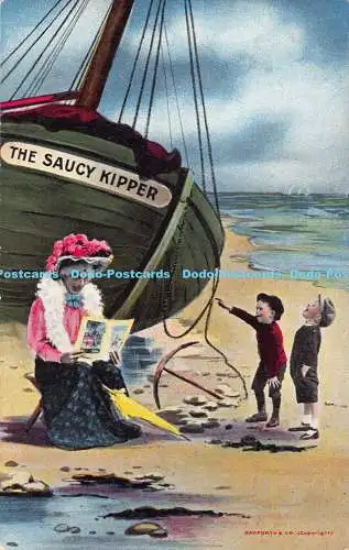 R185180 The Saucy Kipper. Bamforth. Nr. 1528
