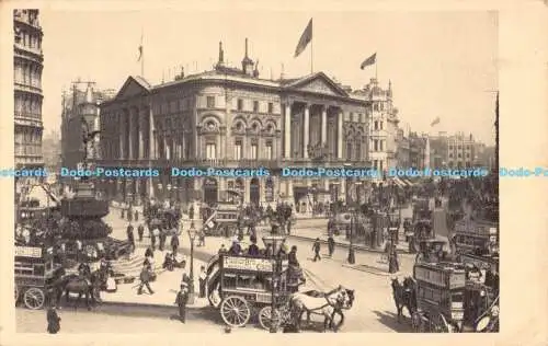 R185213 Piccadilly Circus. um 1895. Zeitgenössisches Foto. 1947