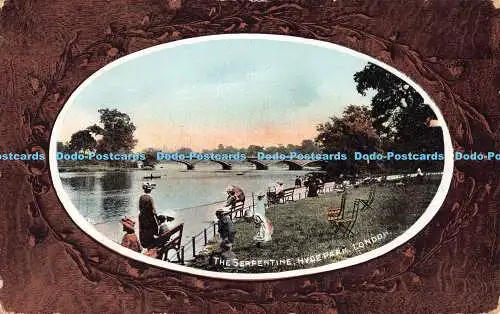 R185227 The Serpentine. Hyde Park. London. Zierliche Serie. Dennis