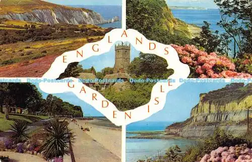 R185255 Englands Garden Isle. Nahe. Jarrold. Multi View