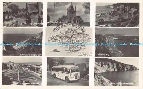 R185257 Eine Motortour auf der Isle of Wight. Nahe. RP. 1962. Multi View