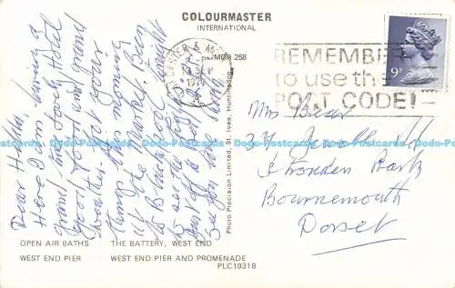 R185270 Morecambe. Colourmaster International. Präzision. 1977. Multi View