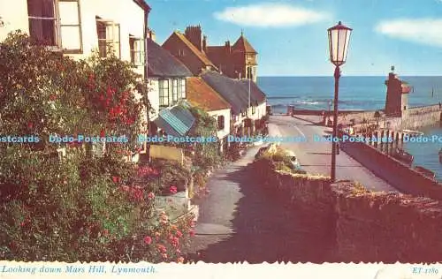 R183229 Blick auf den Marsberg. Lynmouth. Valentine