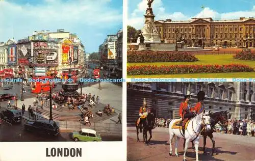 R183231 London. Mehrfachansicht. Piccadilly Circus. Buckingham Palace