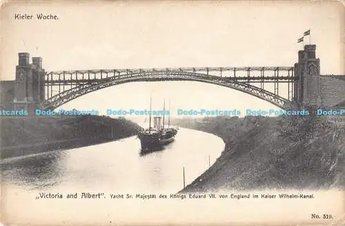 R183276 Victoria und Albert. Yacht Sr. Majestat des Königs Euard VII. Kieler Woc