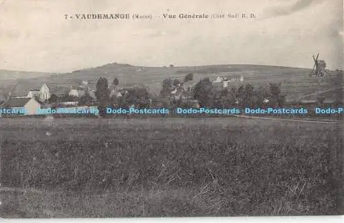 R185403 Vaudemange. Marne. Vue Generale. Cote Sud. R.D.L.B. Dijon