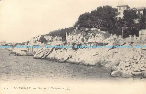 R185405 Marseille. Vue sur le Corniche. LL