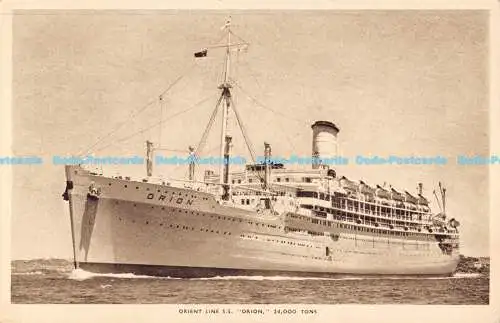 R186267 Orient Line S.S. Orion. An Bord der Orient Line