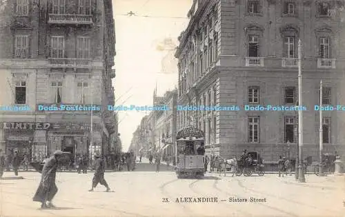 R184318 Alexandrie. Sisters Street. Ägypten