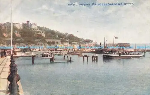 R185457 Torquay. Princess Gardens Steg. Serie Celesque. Photochrom