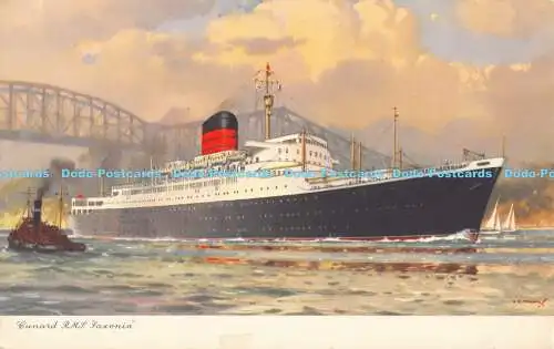 R186290 Cunard R. M. S. Saxonia. B. 723