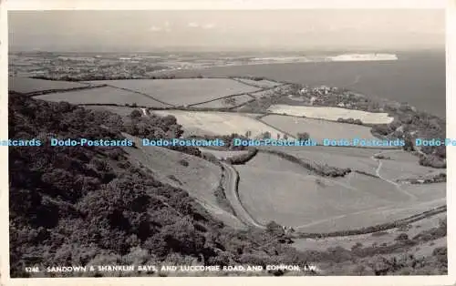 R186324 5240. Sandown and Shanklin Bays and Luccombe Road and Common. I.W.RP.