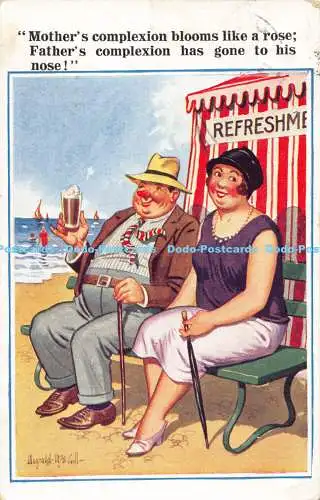R184381 Miltons Postkarte. Berühmt 1491. Comic. 1930