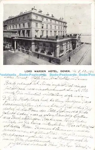 R186393 Lord Warden Hotel. Dover. 1911