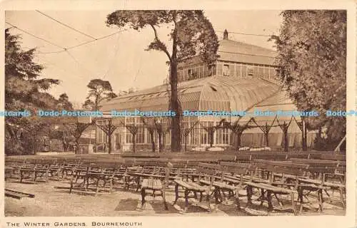 R184487 Die Wintergärten. Bournemouth. Postkarte