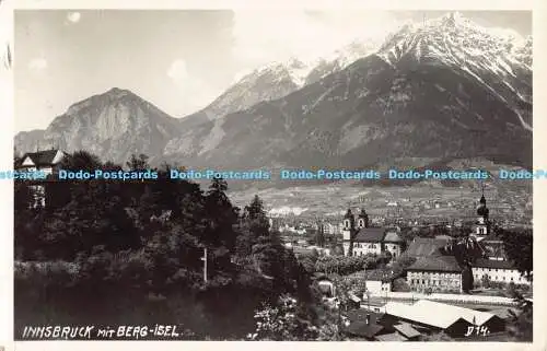 R185631 Innsbruck mit Berg Isel. D14. RP