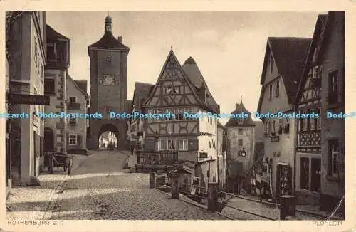 R186469 Rothenburg O.T. Plonlein. Ernst Geissendorfer