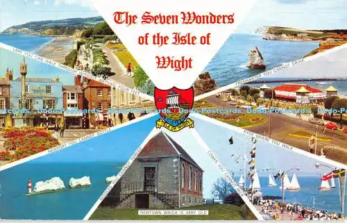 R186510 Die sieben Wunder der Isle of Wight. Nahe. Jarrold. 1984. Multi View