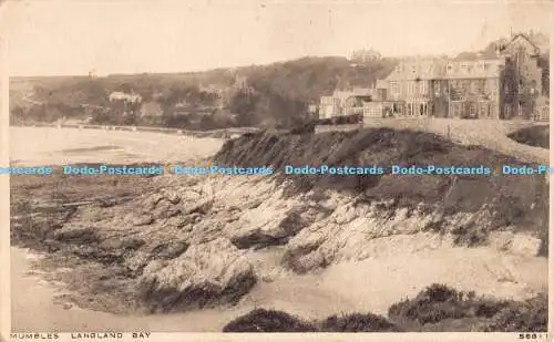R187452 Mumbles Langland Bay. Photochrom