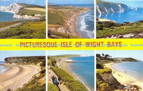 R186520 Malerische Isle of Wight Bays. Nahe. Jarrold. Multi View