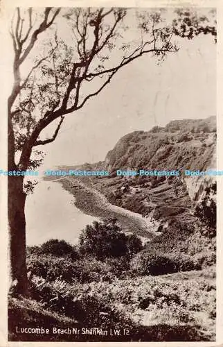 R186533 Luccombe Beach Nr. Schaftlin. I. W. 12. RP. Nahe