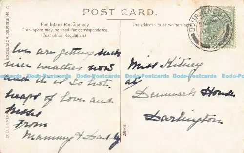R187522 Die Gärten. Bournemouth. B. B. London. Excelsior Serie Nr. C. 1906