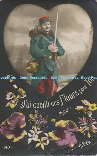 R186609 J ai Cueilli Ces Fleurs pour Toi. Gloria. Nr 149