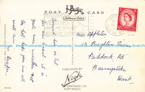 R186615 Ventnor. Jarrold. Nahe. 1954. Farbe Cotman. Multi View