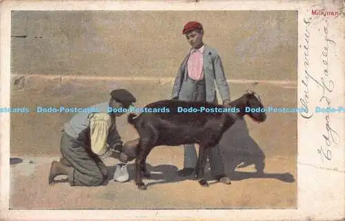 R184704 Milkman. Postkarte