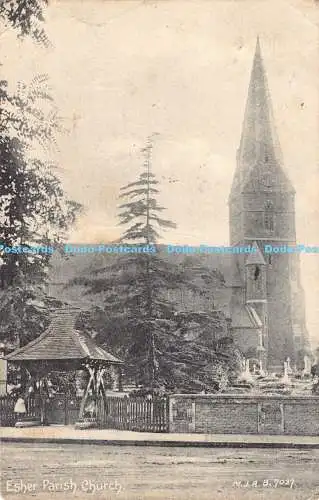 R186746 Pfarrkirche Esher. M.J.R.B. 7037. 1907