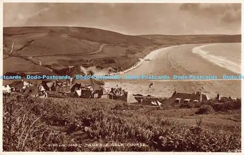 R184805 Woolacombe Sands und Golfplatz. RP
