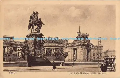 R186819 Berlin. National Denkmal Kaiser Wilhelm I.G.R.B.C. 54