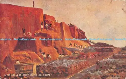 R186821 Eine Manganmine an der Gold Coast. Gold Coast Government. Serie I. Tuc