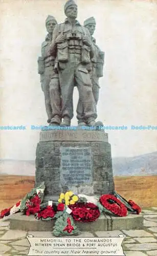 R188839 Denkmal für die Kommandos zwischen Spean Bridge und Fort Augustus. Diese c