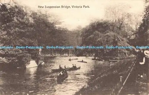 R186081 Neue Hängebrücke. Victoria Park. Wheatley und Tasker. Mildred Serie