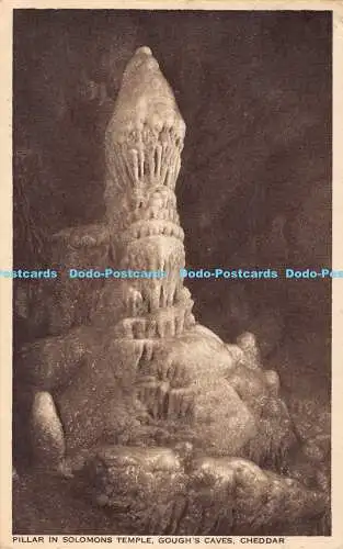 R188912 Säule im Salomons Tempel. Goughs Caves. Cheddar. William Gough. 1944