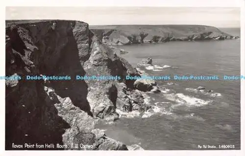 R186918 Navax Point aus Hells Mouth. N. W. Cornwall. Pen Pol Studio. Frank Grat