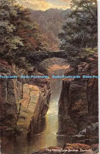 R186954 Die Eremitage-Brücke. Dunkeld. Fac Simile Serie. S. Hildesheimer. In th