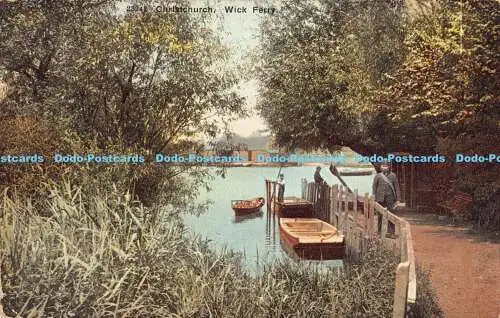 R187907 23242. Christchurch. Dochtfähre. 1909