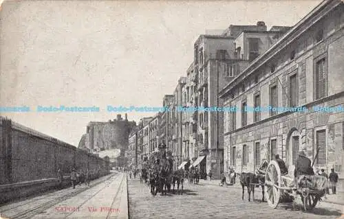 R186972 Napoli. Via Piliero. R. und C