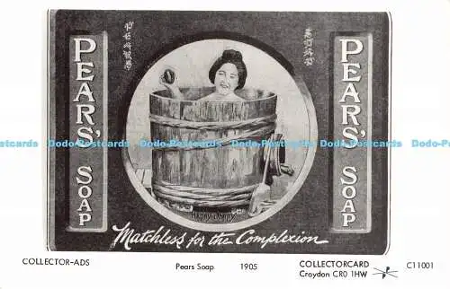 R186183 Sammleranzeigen. Birnenseife. 1905. Sammlerkarte. Birnenseife