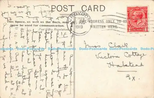 R187038 C.E. Gowing. Stoke Church. Nayland. 1919
