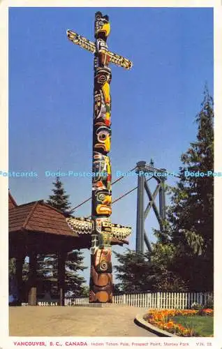R187211 Vancouver. B.C. Kanada. Indischer Totempfahl. Prospect Point. Stanley Park